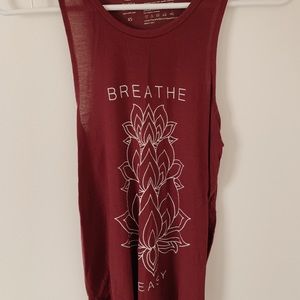 Breathe Easy Lotus flower tank top